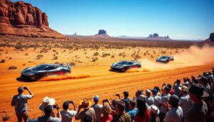 Electric Car Race in Australia: Accelerating...