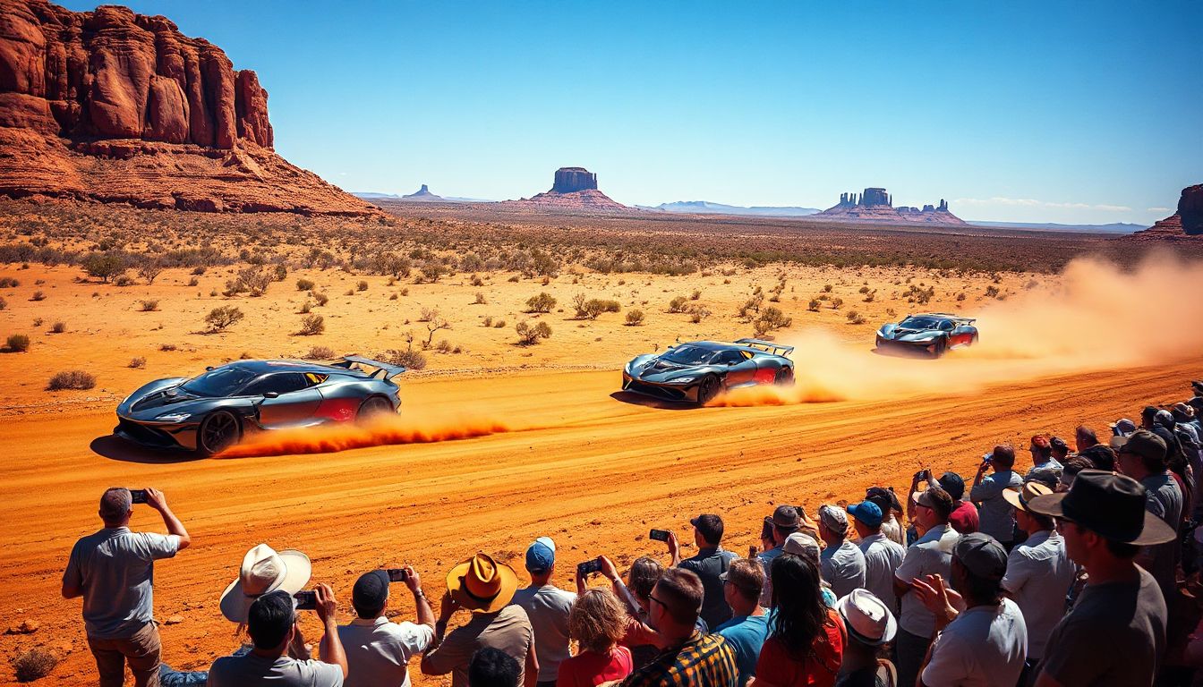 Electric Car Race in Australia: Accelerating...